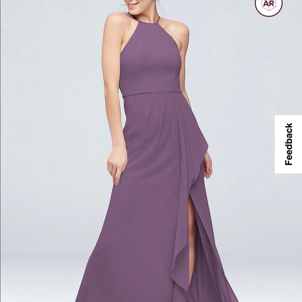 Wisteria Purple Bridesmaids Dress Size 4 David’s Bridal Lightly used